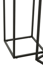 Afbeelding in Gallery-weergave laden, Set Of 2 Side Tables Square Metal Black
