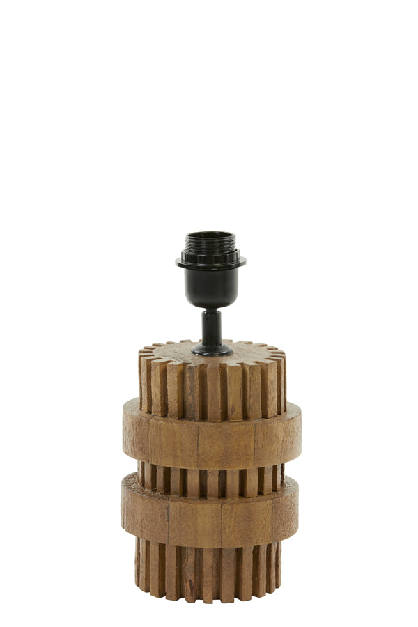 Lamp base 15x30 cm SAKURA wood matt brown