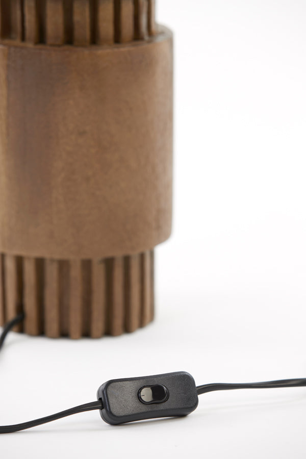 Lamp base 15x45 cm SAKURA wood matt brown