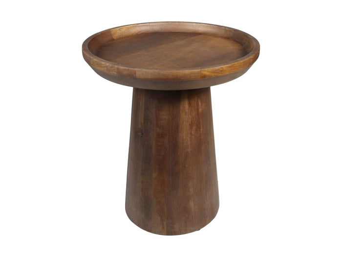 Salontafel Drum - 45x45x50 - Matt bruin - Mangohout