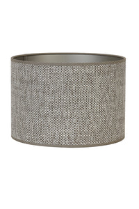 Kap cilinder 30-30-21 cm SAVERNA bruin beige