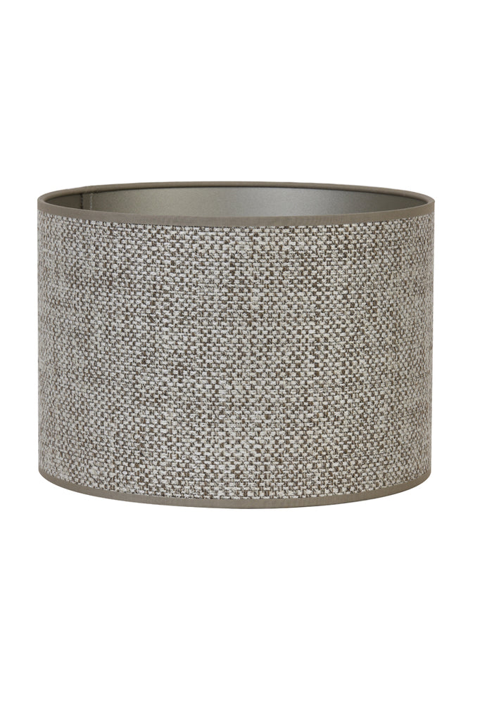 Kap cilinder 30-30-21 cm SAVERNA bruin beige