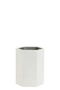 Kap hexagon 20-20-26 cm SAVERNU crème