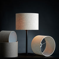 Shade cylinder 25-25-18 cm LIVIGNO natural