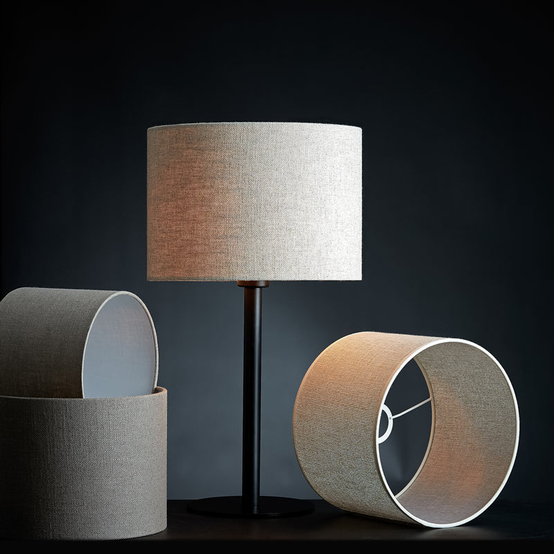 Shade cylinder 25-25-18 cm LIVIGNO natural