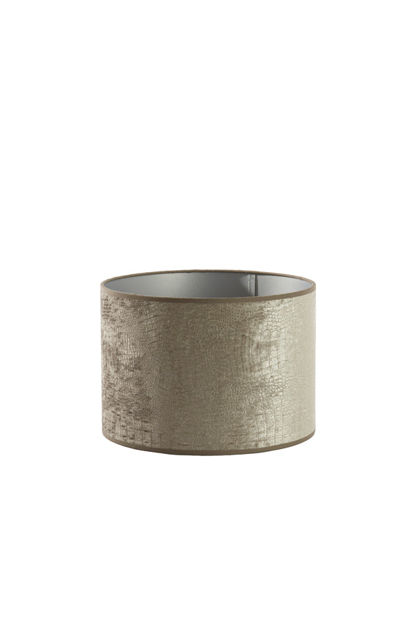 Shade cylinder 30-30-21 cm CHELSEA velours silver