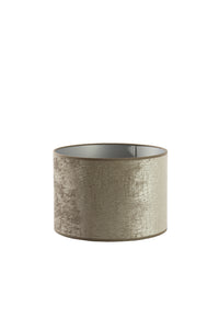 Shade cylinder 30-30-21 cm CHELSEA velours silver
