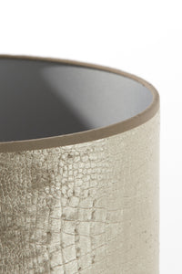 Shade cylinder 30-30-21 cm CHELSEA velours silver