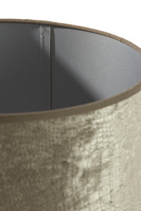 Shade cylinder 30-30-21 cm CHELSEA velours silver