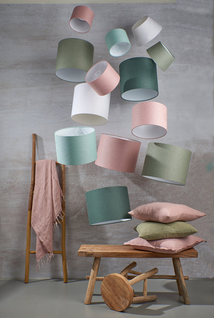Shade cylinder 30-30-21 cm LIVIGNO pink