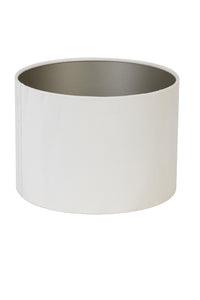Shade cylinder 30-30-21 cm VELOURS off white