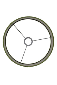 Shade cylinder 30-30-21 cm VELOURS olive green
