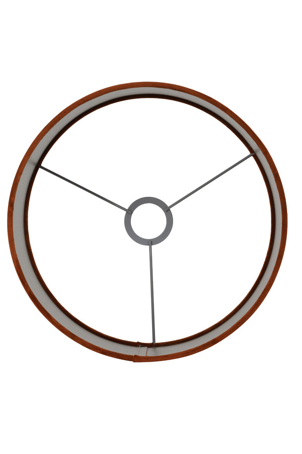 Shade cylinder 35-35-21 cm VELOURS terra
