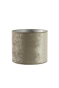 Shade cylinder 35-35-30 cm CHELSEA velours silver