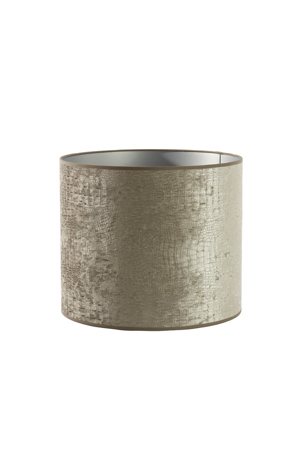 Shade cylinder 35-35-30 cm CHELSEA velours silver