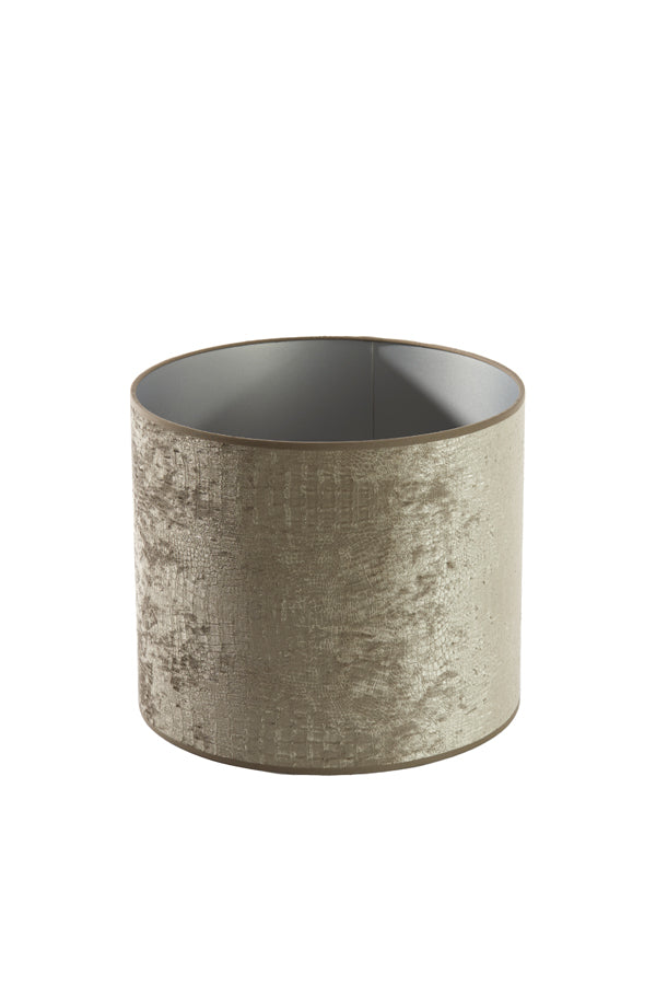 Shade cylinder 35-35-30 cm CHELSEA velours silver