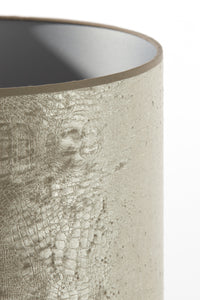 Shade cylinder 35-35-30 cm CHELSEA velours silver