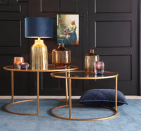 Shade cylinder 35-35-30 cm VELOURS petrol blue