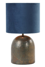 Afbeelding in Gallery-weergave laden, Shade cylinder 35-35-30 cm VELOURS petrol blue
