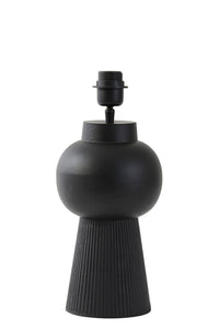 Lamp base 18x33 cm SHAKA matt black