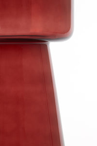 Side table 30x50 cm DAKWA glass burgundy
