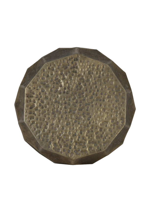 Side table 37x42,5 cm KALAN antique gold