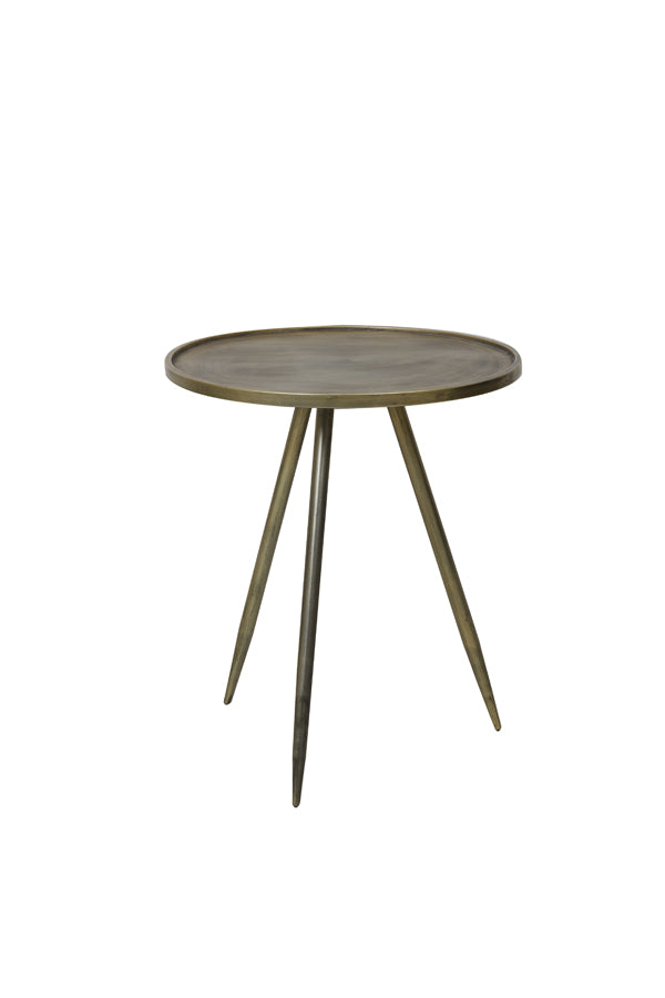 Side table 51x60 cm ENVIRA antique gold