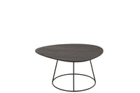 Sidetable Oval Wood/Metal D Br S