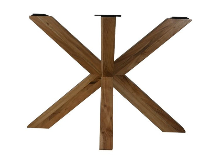 Spider leg - 140x75x72 - Metaal/acacia - Naturel