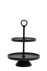 Stand 2 layers 24x37 cm LUTEK black