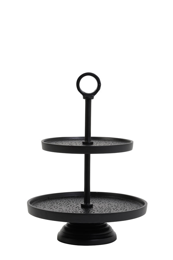 Stand 2 layers 24x37 cm LUTEK black