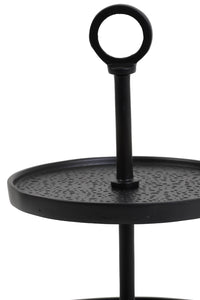 Stand 2 layers 24x37 cm LUTEK black
