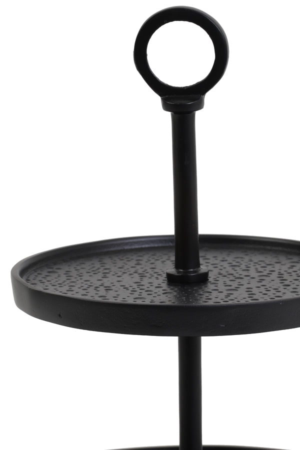 Stand 2 layers 24x37 cm LUTEK black