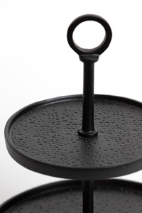 Stand 2 layers 24x37 cm LUTEK black