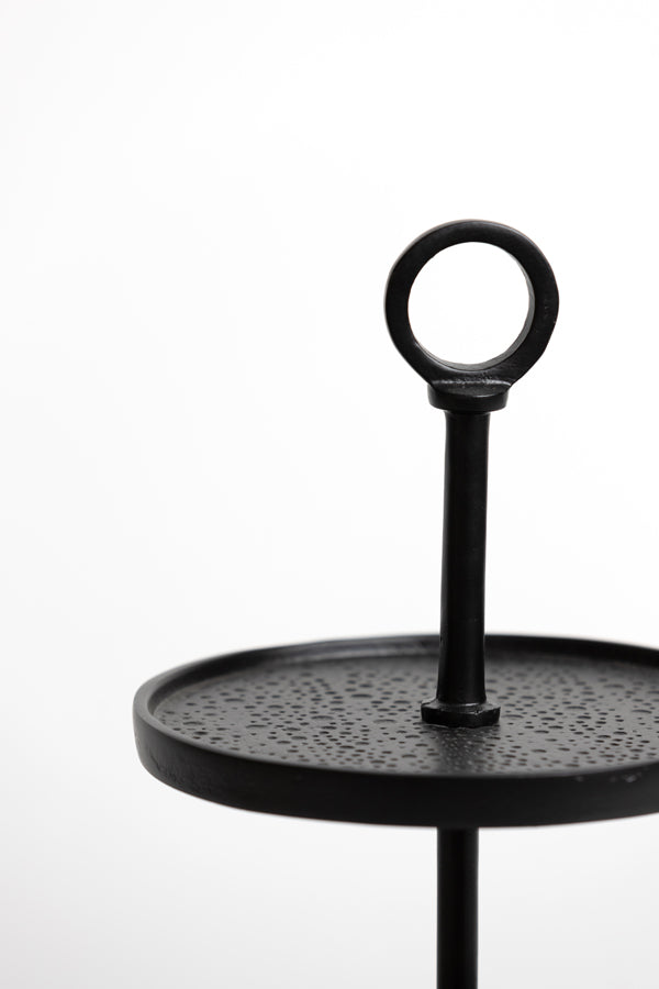 Stand 2 layers 24x37 cm LUTEK black