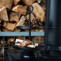 Stand 2 layers 24x37 cm LUTEK black