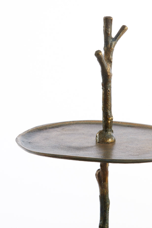 Stand 3 layer 35x31x45 cm TRESA antique bronze