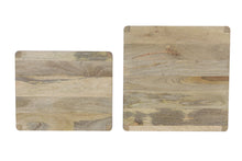 Afbeelding in Gallery-weergave laden, Side table S/2 30x30x45+38x38x53 cm STIJN wood brown
