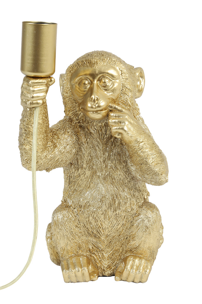 Table lamp 20x19,5x34 cm MONKEY gold