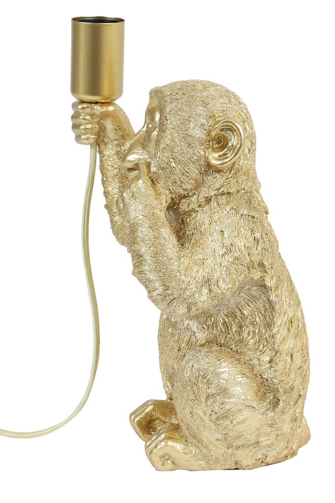 Table lamp 20x19,5x34 cm MONKEY gold