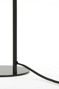 Table lamp 28x20x60 cm SUBAR matt black+smoked glass