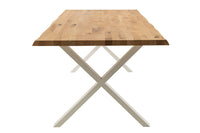 Table Legs Cross Steel White