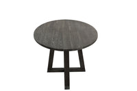 Table Oval Wood Dark Brown M