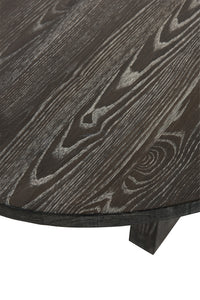 Table Oval Wood Dark Brown M