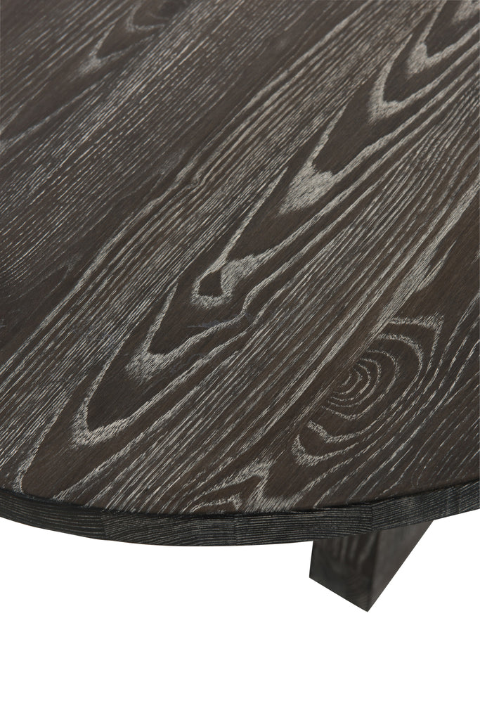 Table Oval Wood Dark Brown M