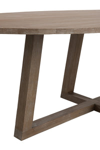 Table Oval Wood Moka M