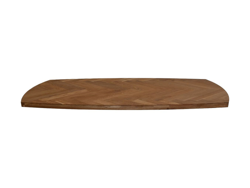 Tafelblad Fishbone Danish straigth - 120x60x3 - Naturel - Eiken