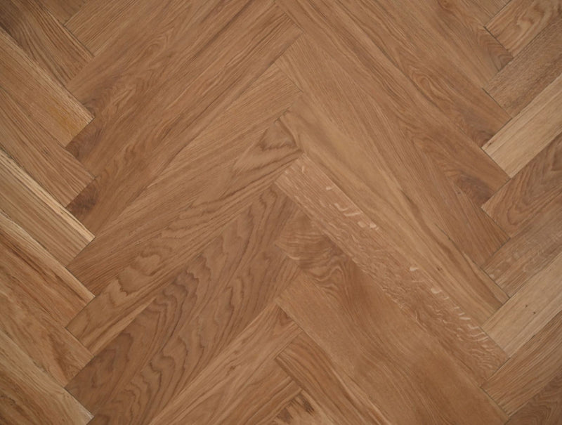 Tafelblad Fishbone Danish straigth - 120x60x3 - Naturel - Eiken