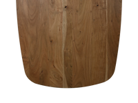 Tafelblad ovaal Danish - 180x100x4 - Zwart- Mangohout