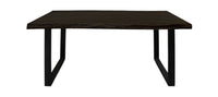 Tafelblad SoHo - 200x100x3,8-5 - Zwart - Acaciahout